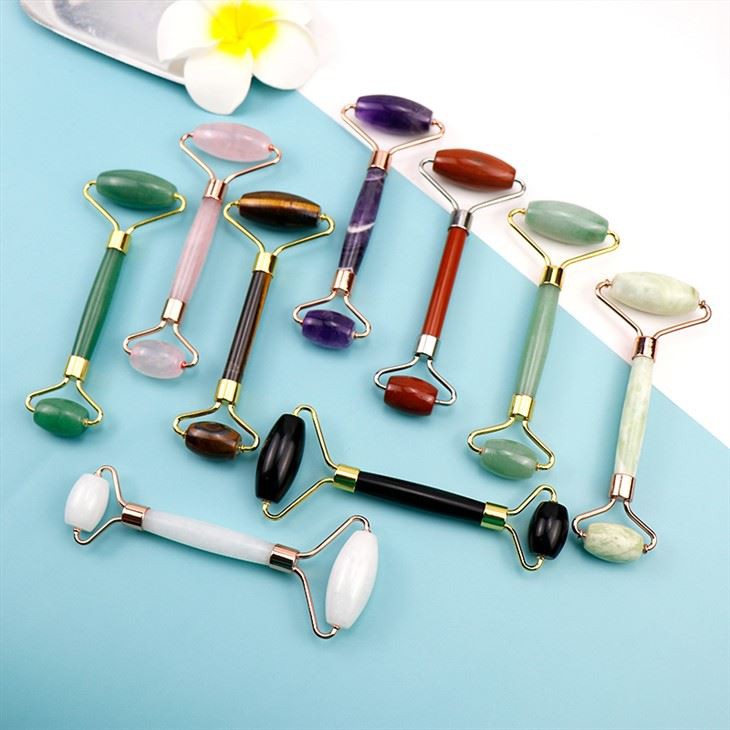 Huvudkropp jade roller enheter nackmassager