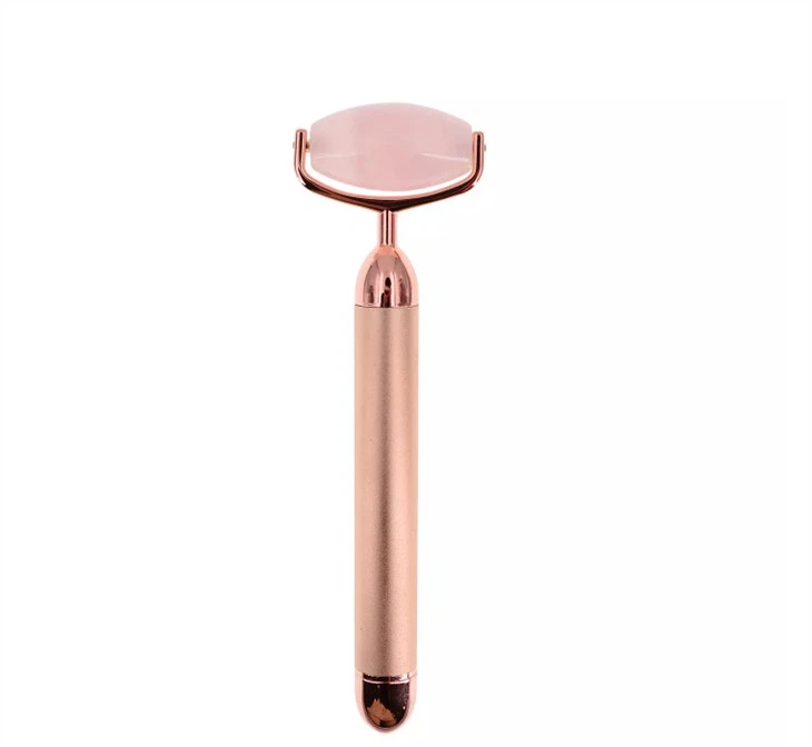 Bärbar ansiktslyftande massager Crystal Roller Set