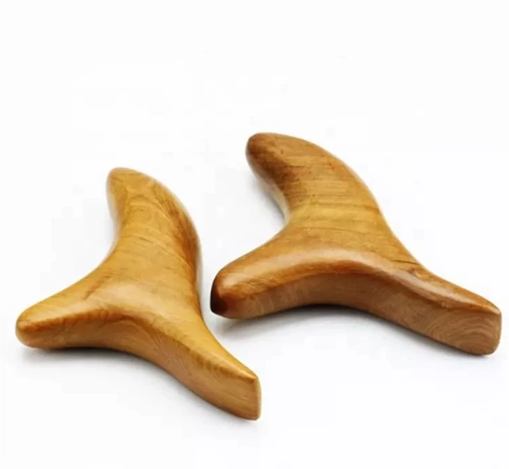 Återanvändbar trä GUA SHA Skrapande massageverktyg
