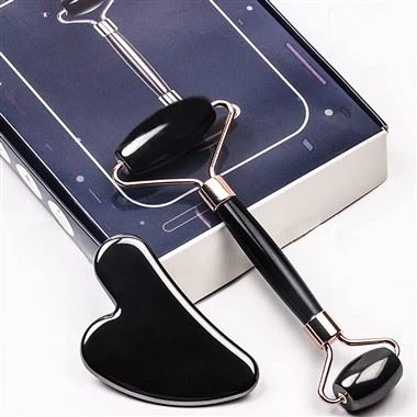 Magnetisk hematit ansiktssten rullmassager