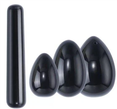 Naturlig Jade Kegel Trainer Ägg Set