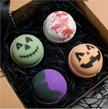 Läskiga halloween badbomber