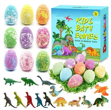 Dinosaurie ägg badbomb för barn