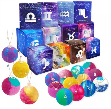 Privat etikett överraskning badbomber