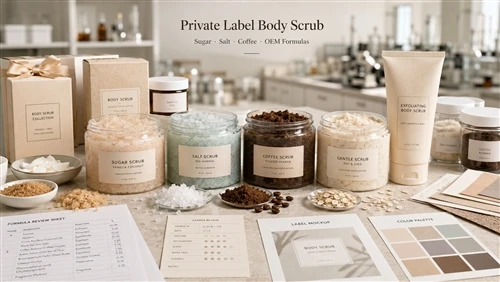 Private Label Body Scrub Guide: Socker Scrub, Salt Scrub, Kaffe Scrub och Exf...